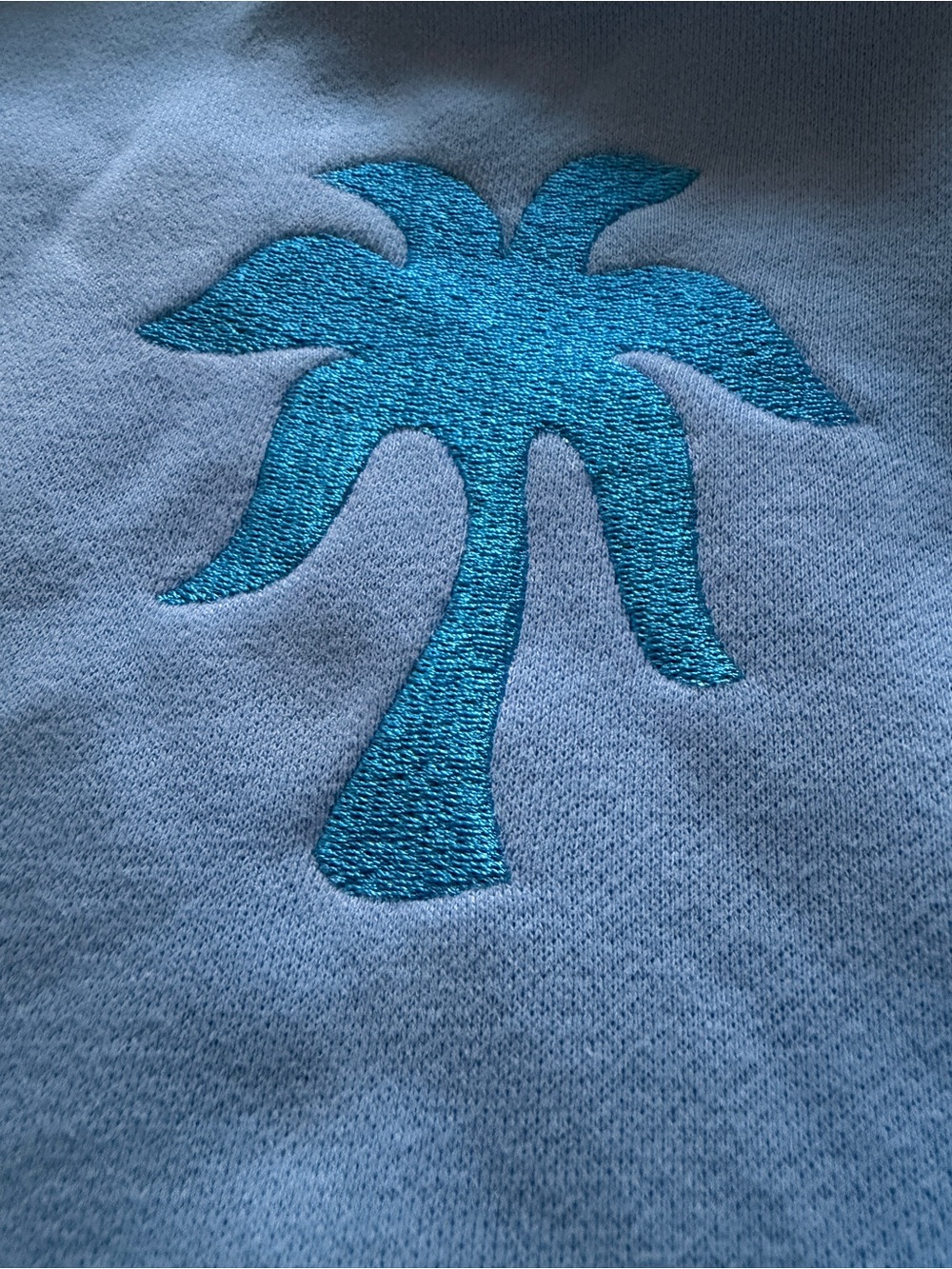 “Everything Comes in Waves” Hoodie in Blue - Picture 4 of 7